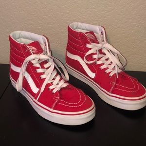 red high top vans!